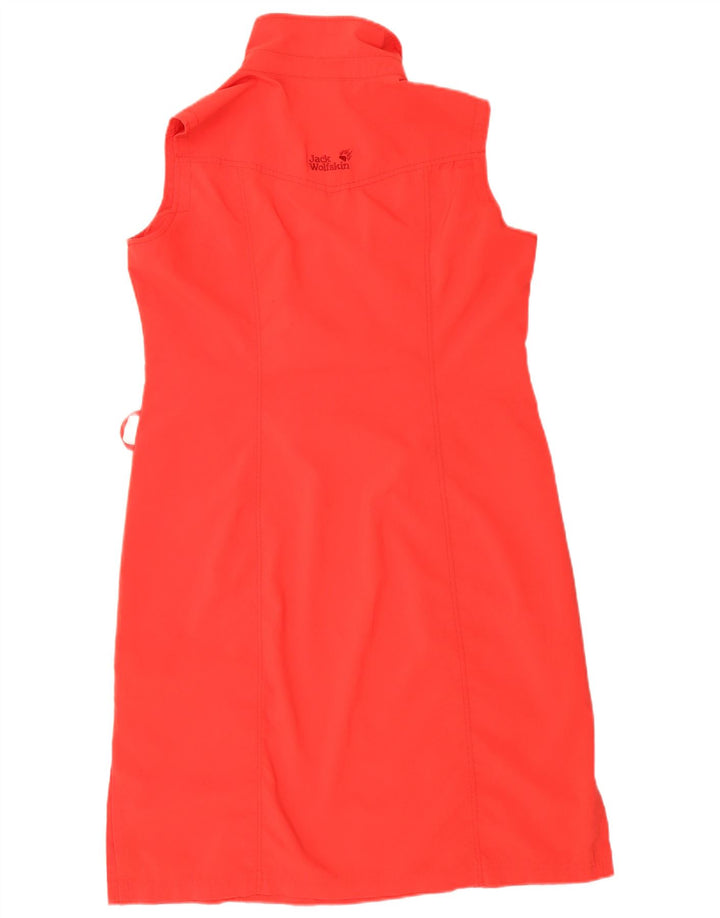 Jack Wolfskin Womens Sleeveless Sheath Dress UK 16 Large Red Polyester