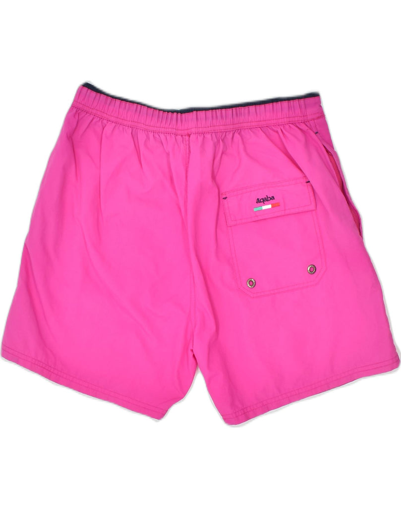 VINTAGE Mens Swimming Shorts Small Pink Polyamide Sports | Vintage | Thrift | Second-Hand | Used Clothing | Messina Hembry 