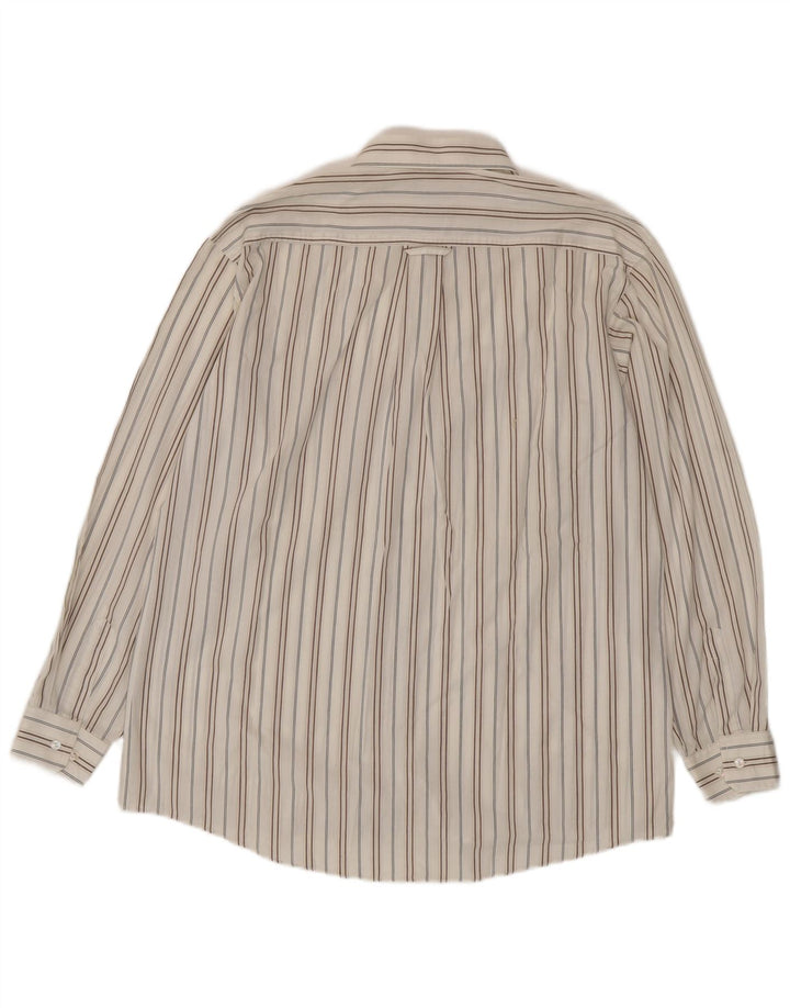 Dornbusch Mens Shirt Size 42 Large White Striped