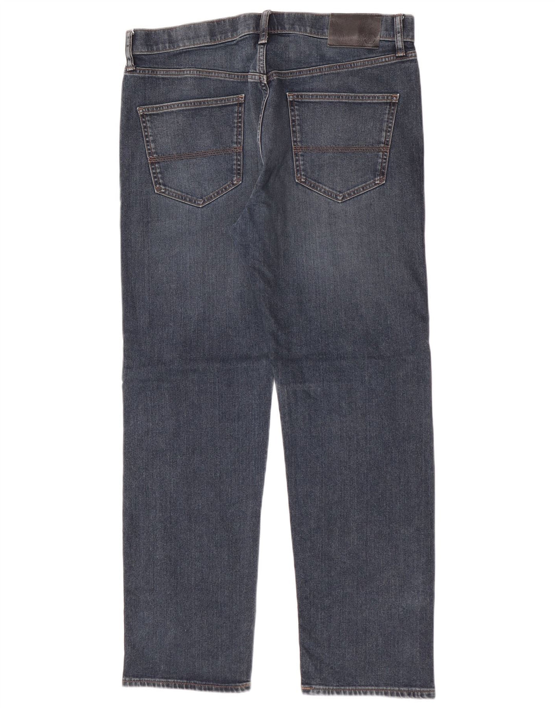 Marks & Spencer Mens Regular Fit Straight Jeans W36 L31 Blue Cotton