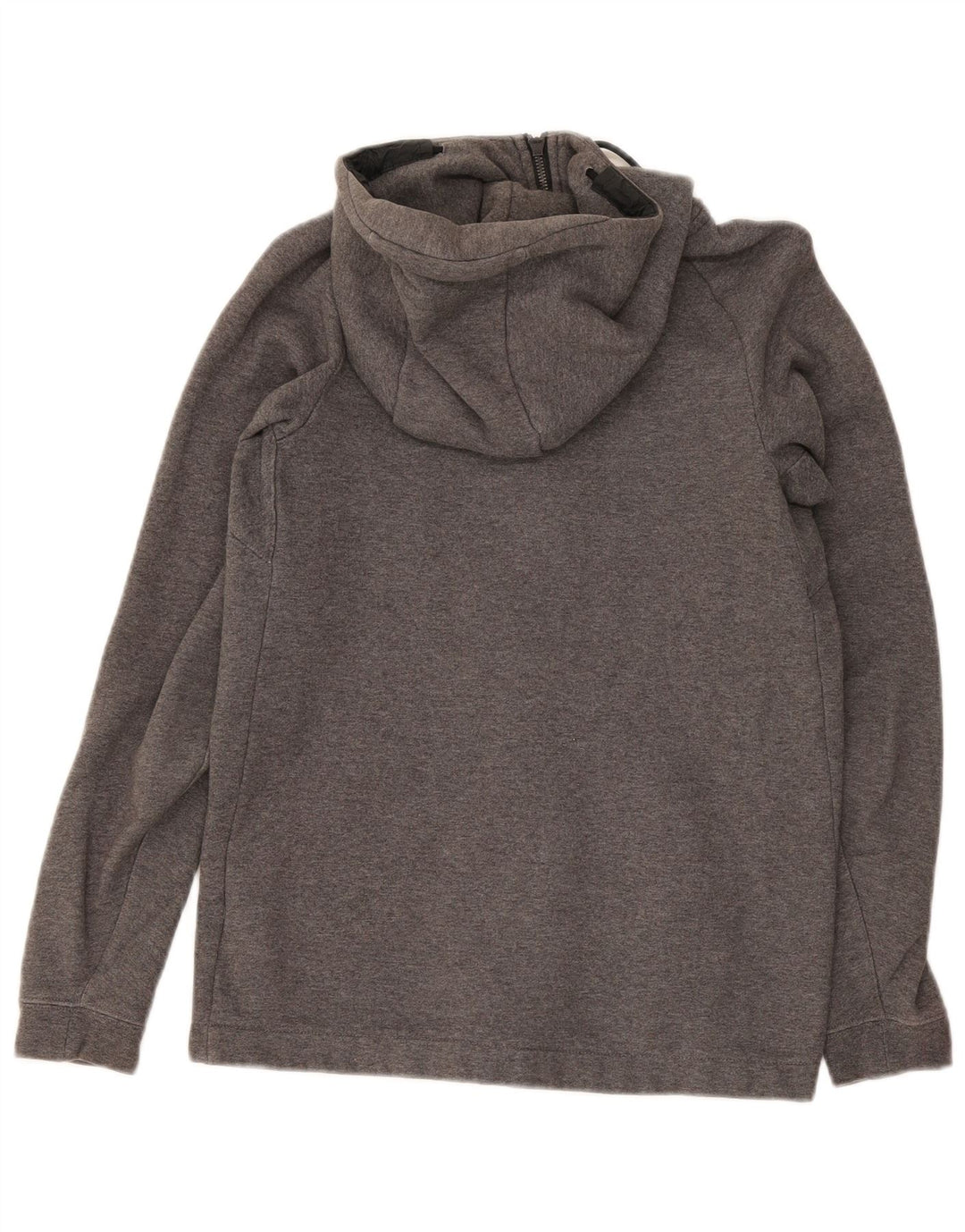 Nike Mens Zip Hoodie Sweater Small Grey Cotton