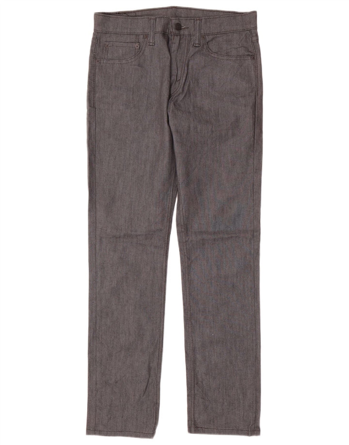 LEVI'S Mens 511 Slim Jeans W32 L32 Navy Blue Cotton