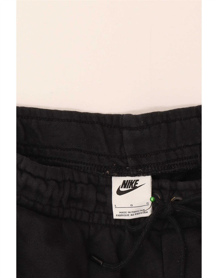 Nike Mens Tracksuit Trousers Joggers Large  Black Cotton