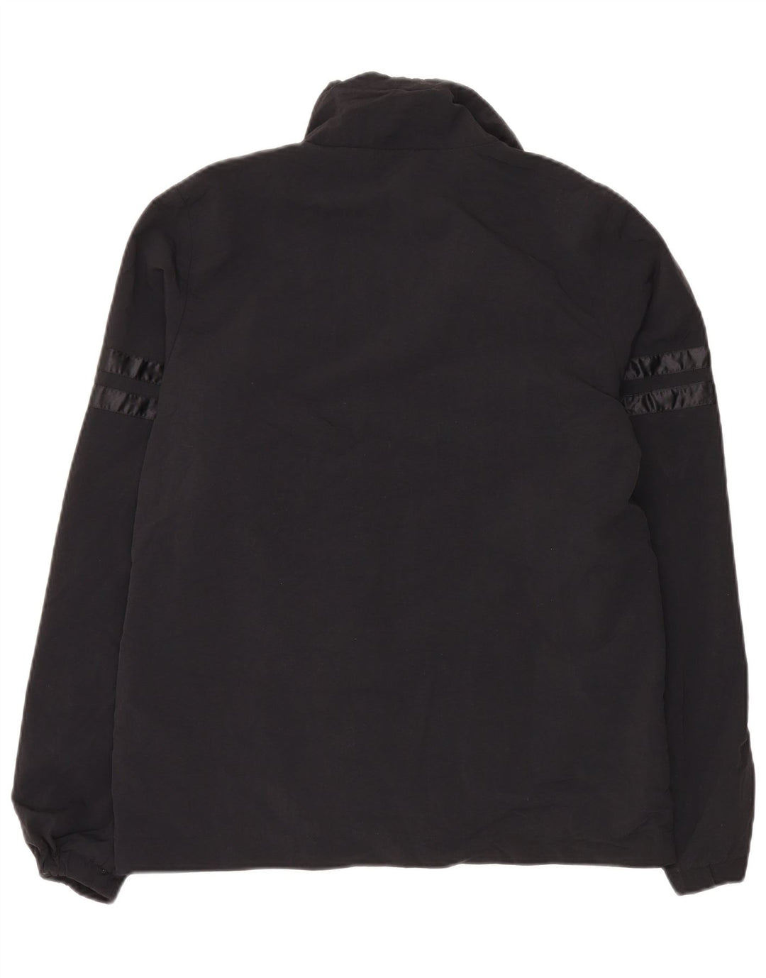 ELLESSE Womens Oversized Tracksuit Top Jacket UK 10 Small  Black