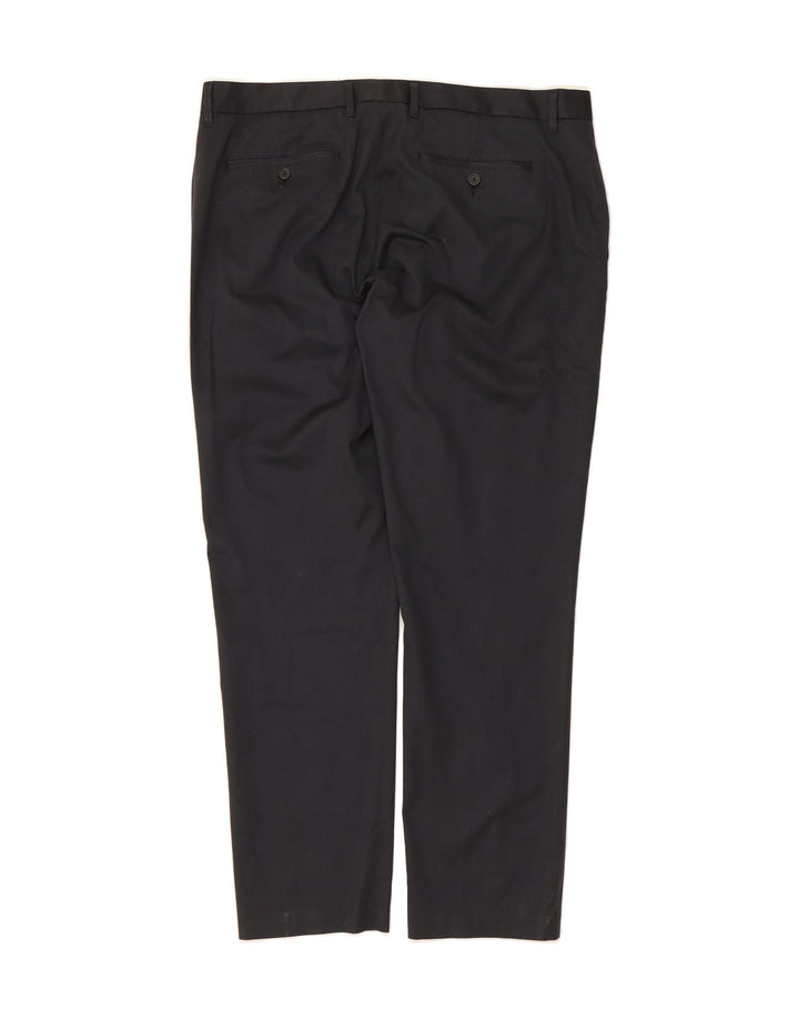 BONOBOS Mens Slim Chino Trousers W38 L32 Black Cotton Vintage BONOBOS and Second-Hand BONOBOS from Messina Hembry 