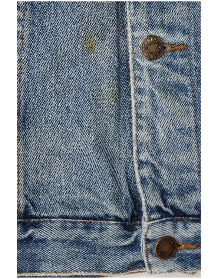 Casucci Mens Denim Jacket UK 42 XL Blue