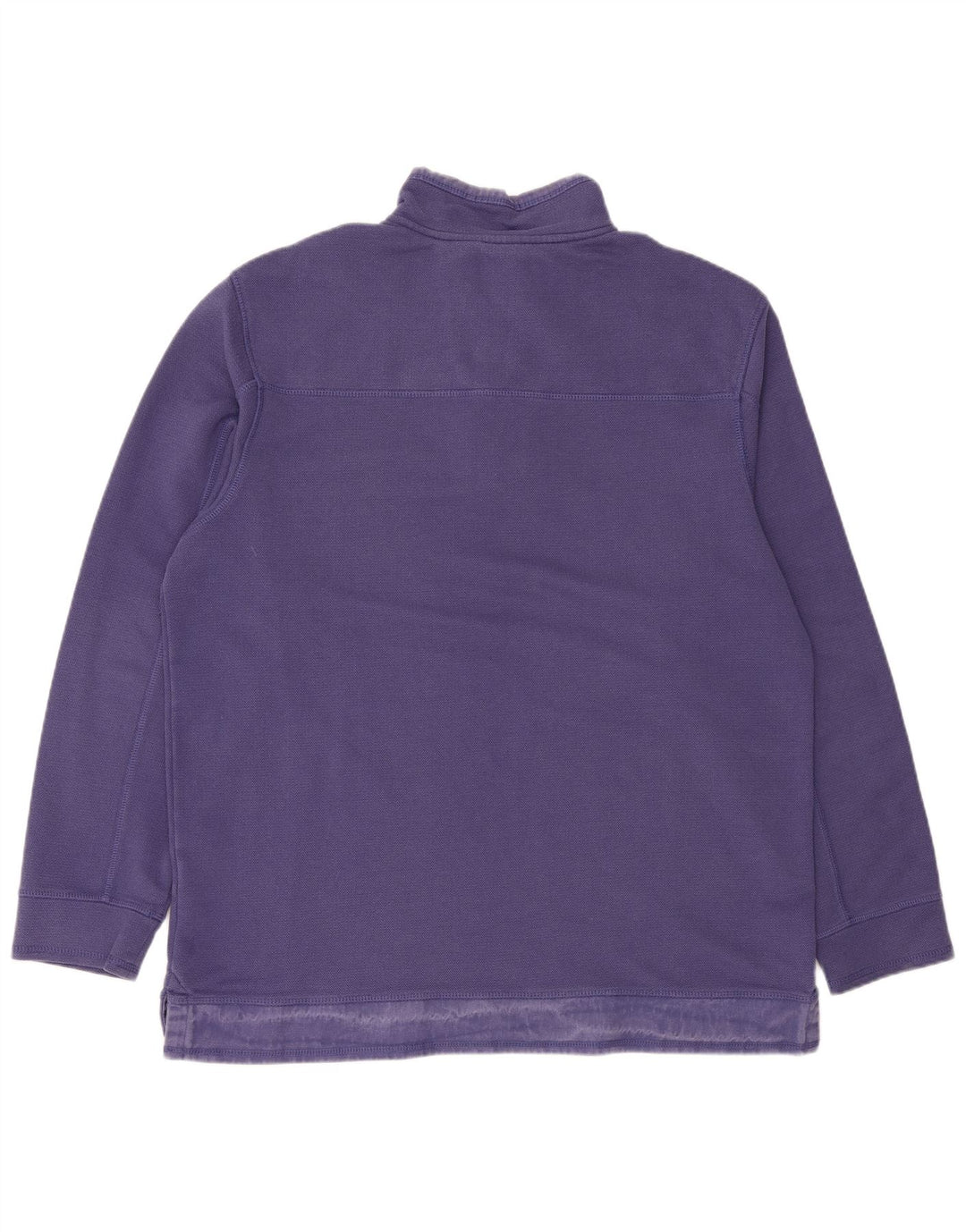JOULES Mens Zip Neck Sweatshirt Jumper XL Purple Cotton