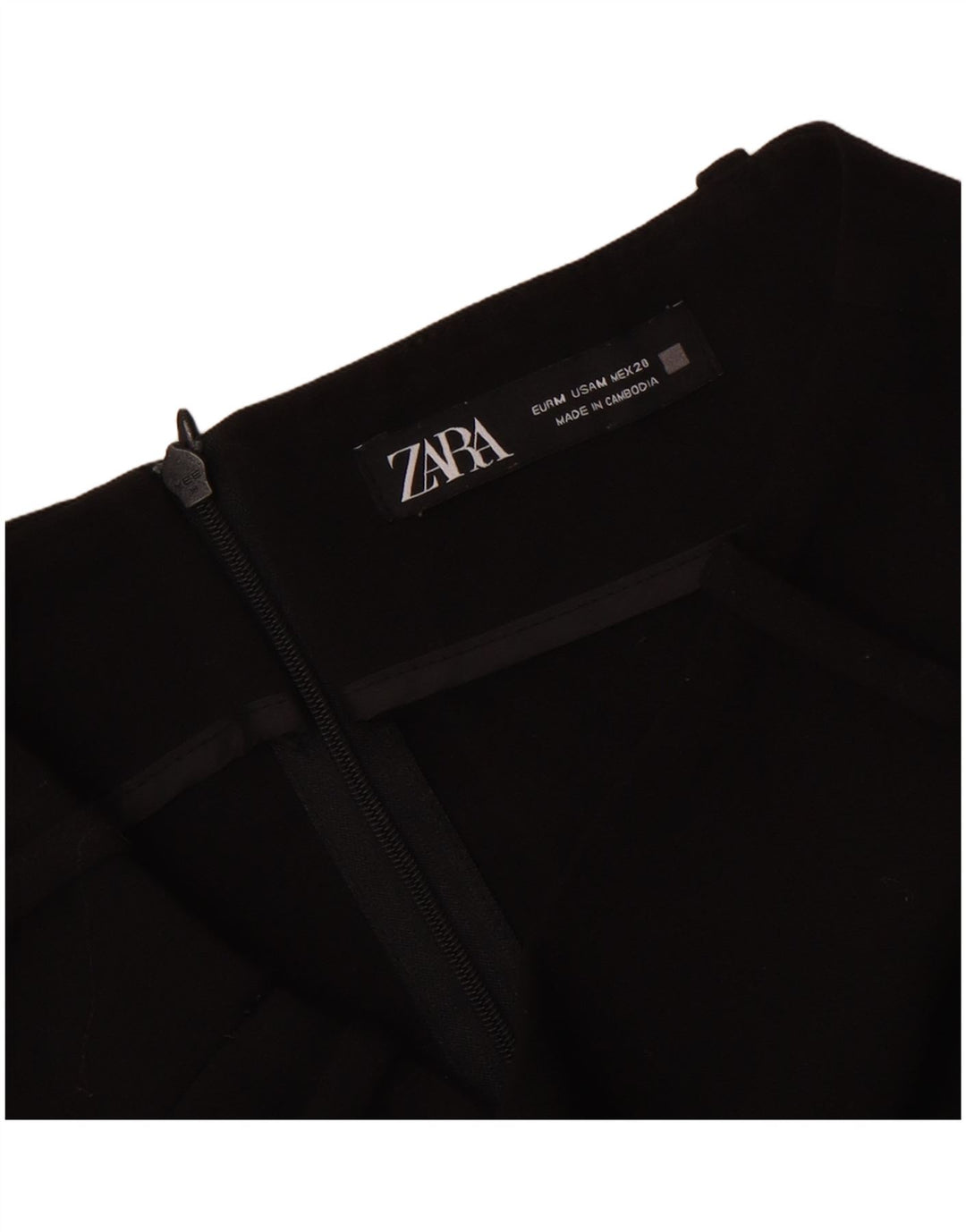 Zara Womens Mini Skirt Medium W28  Black