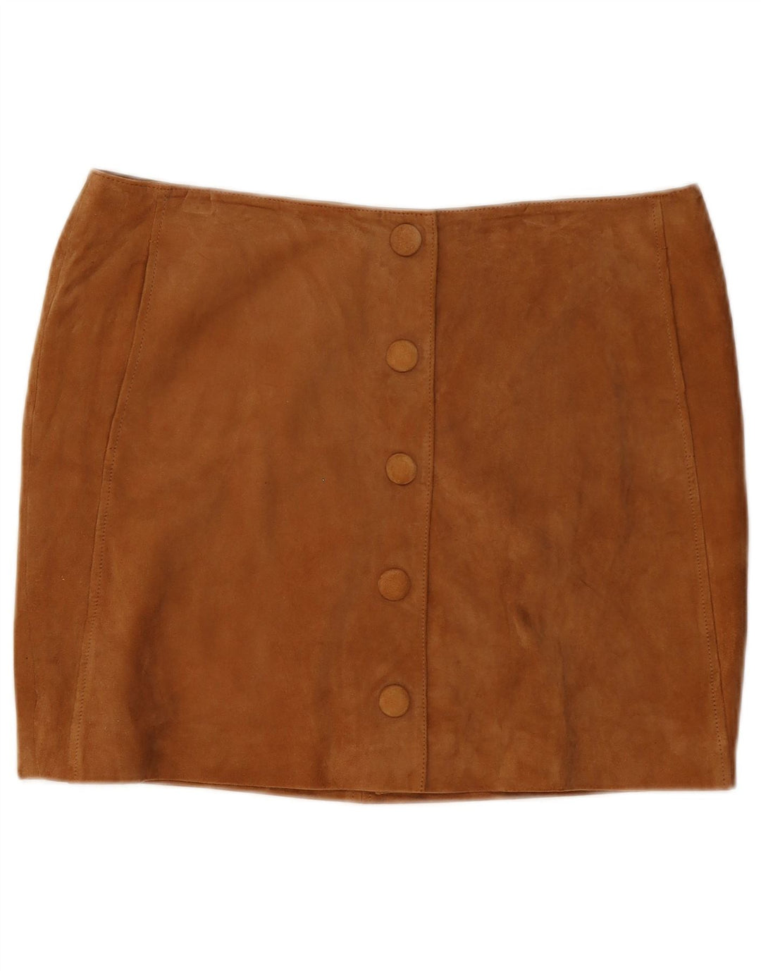 Boden Womens Suede Mini Skirt W36 XL Brown