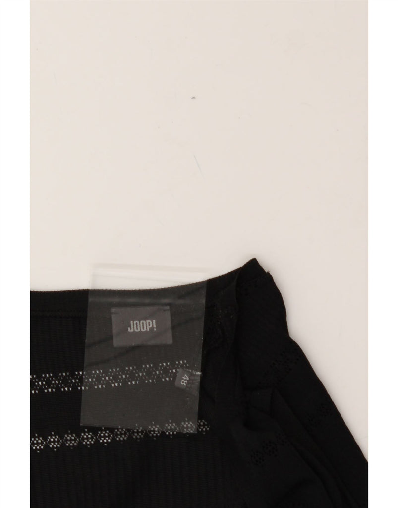 JOOP Womens See Through Sleeveless Sheath Dress IT 48 XL Black Vintage Joop and Second-Hand Joop from Messina Hembry 