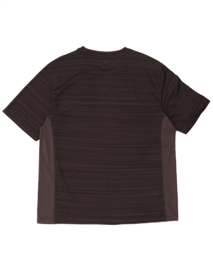 Fila Mens Slim Fit T-Shirt Top 2XL Grey Colourblock Polyester