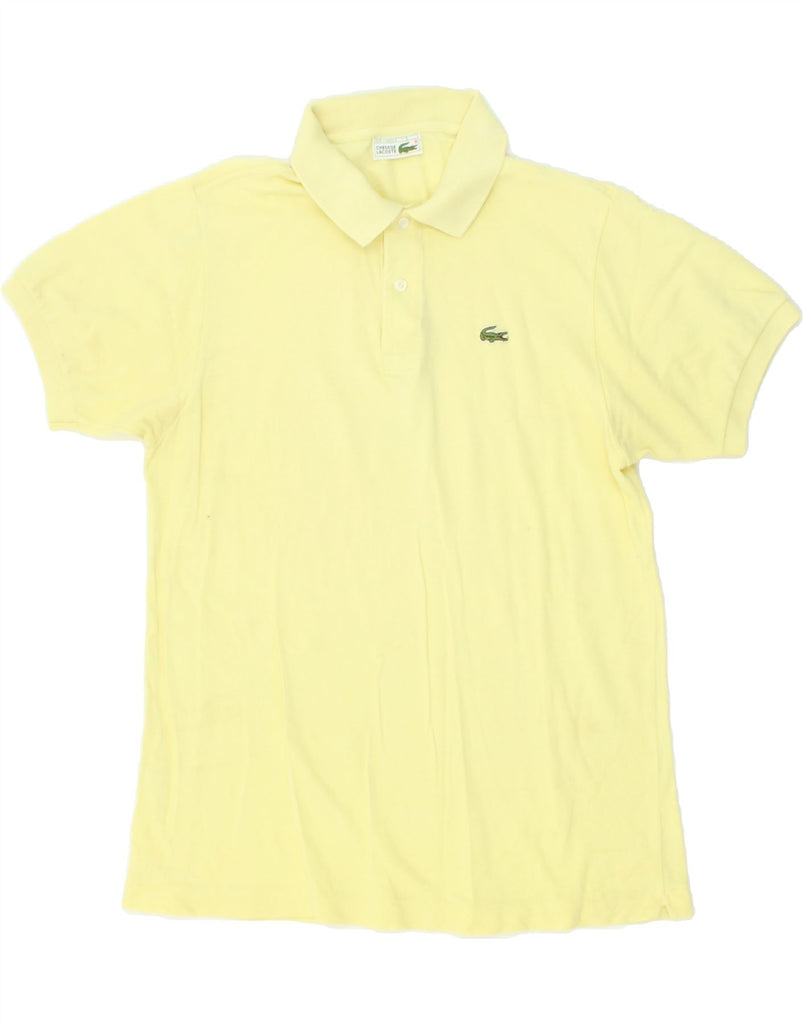 LACOSTE Mens Polo Shirt Size 5 Large Yellow Cotton | Vintage Lacoste | Thrift | Second-Hand Lacoste | Used Clothing | Messina Hembry 