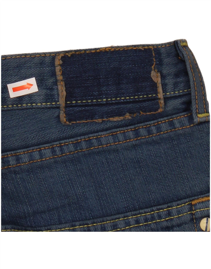 Ben Sherman Mens Straight Jeans W36 L32 Blue Cotton