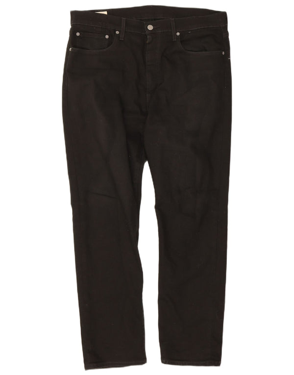 Levi's Mens 512 Slim Tapered Jeans W36 L30 Black Cotton