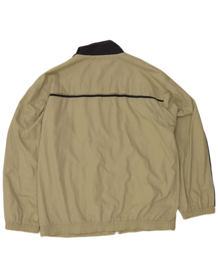 Puma Mens Tracksuit Top Jacket Large Khaki Polyester