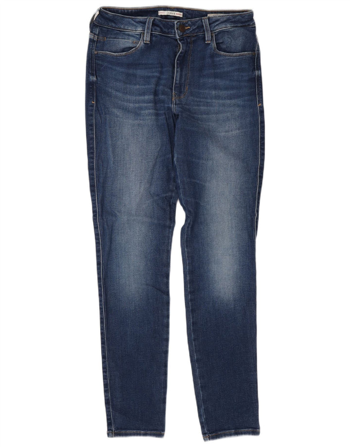 Guess Womens Skinny Jeans W30 L30 Blue Cotton