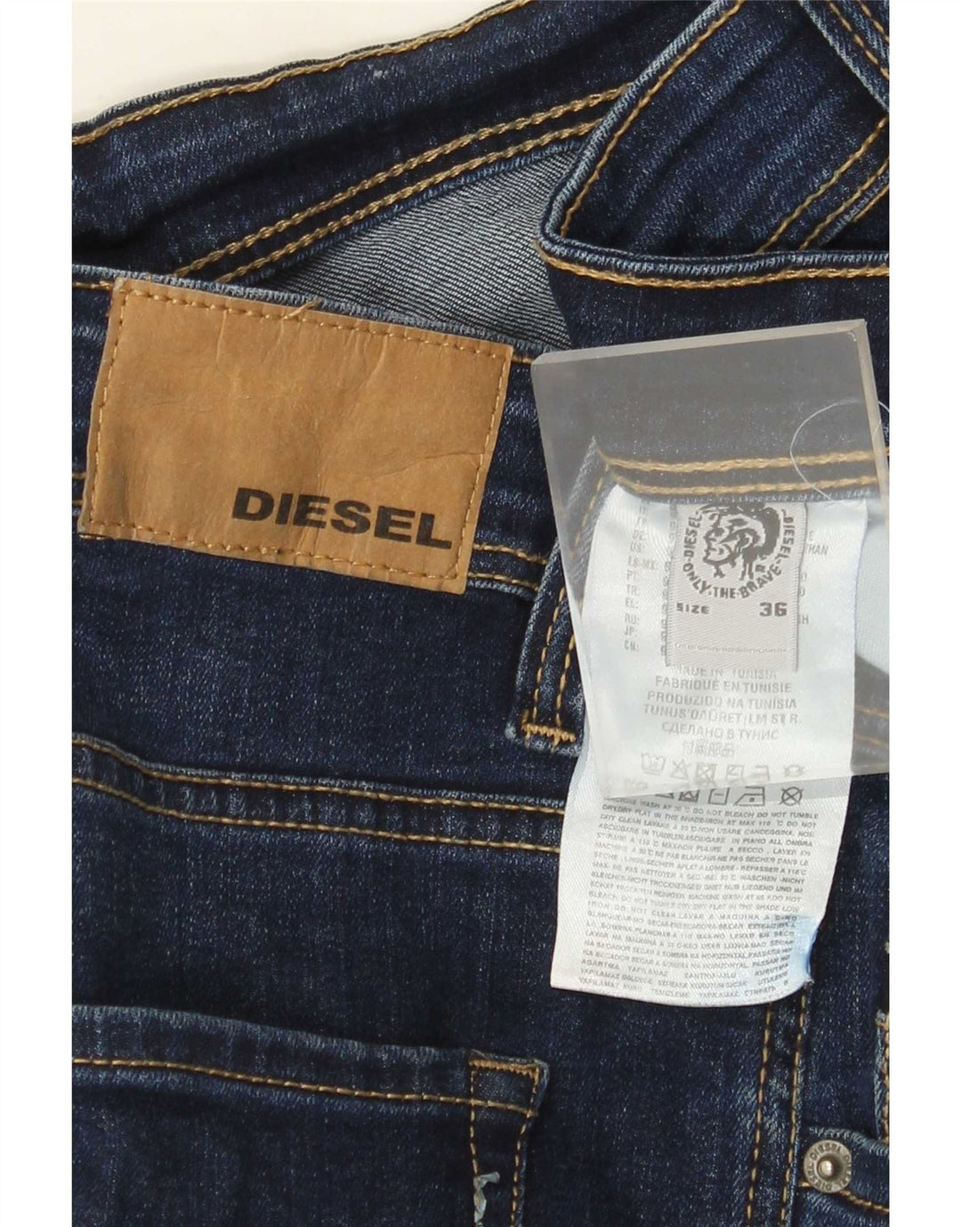 Diesel Womens Slim Jeans W36 L31 Blue Cotton