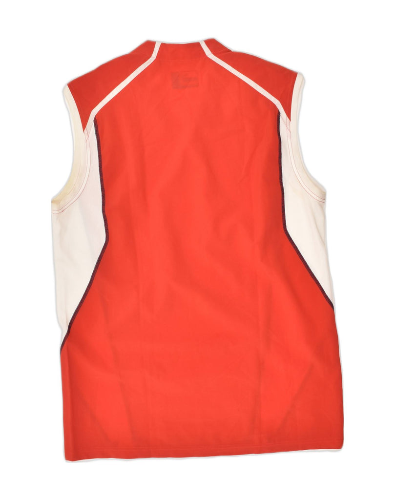 PUMA Mens Vest Top Large Red Colourblock | Vintage Puma | Thrift | Second-Hand Puma | Used Clothing | Messina Hembry 