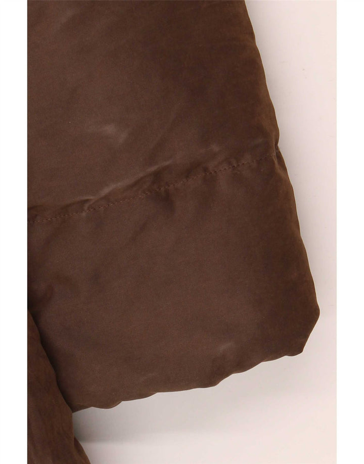 Invicta Womens Oversized Padded Coat UK 10 Small Brown Polyamide