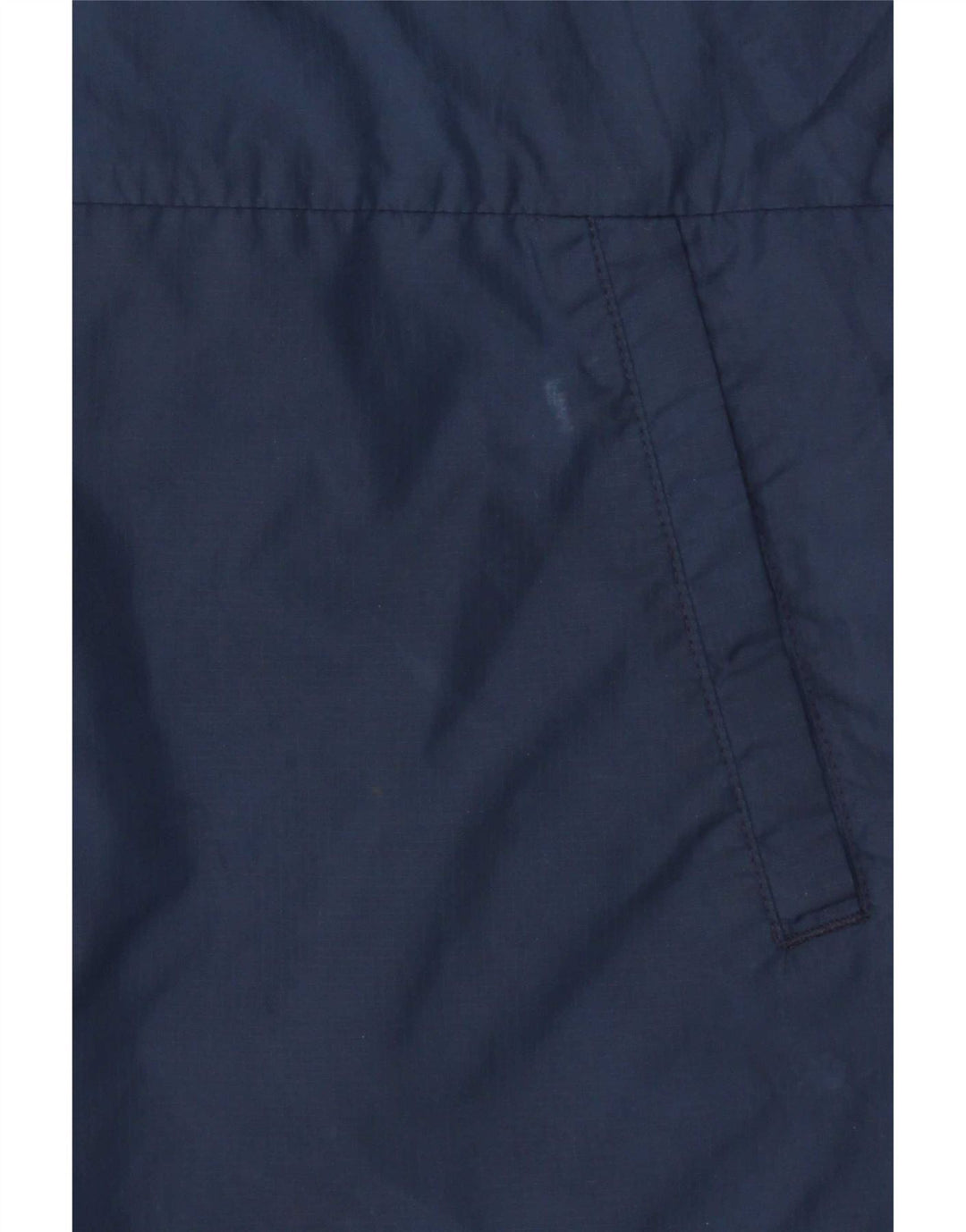 Adidas Boys Hooded Tracksuit Top Jacket 13-14 Years Navy Blue Polyester