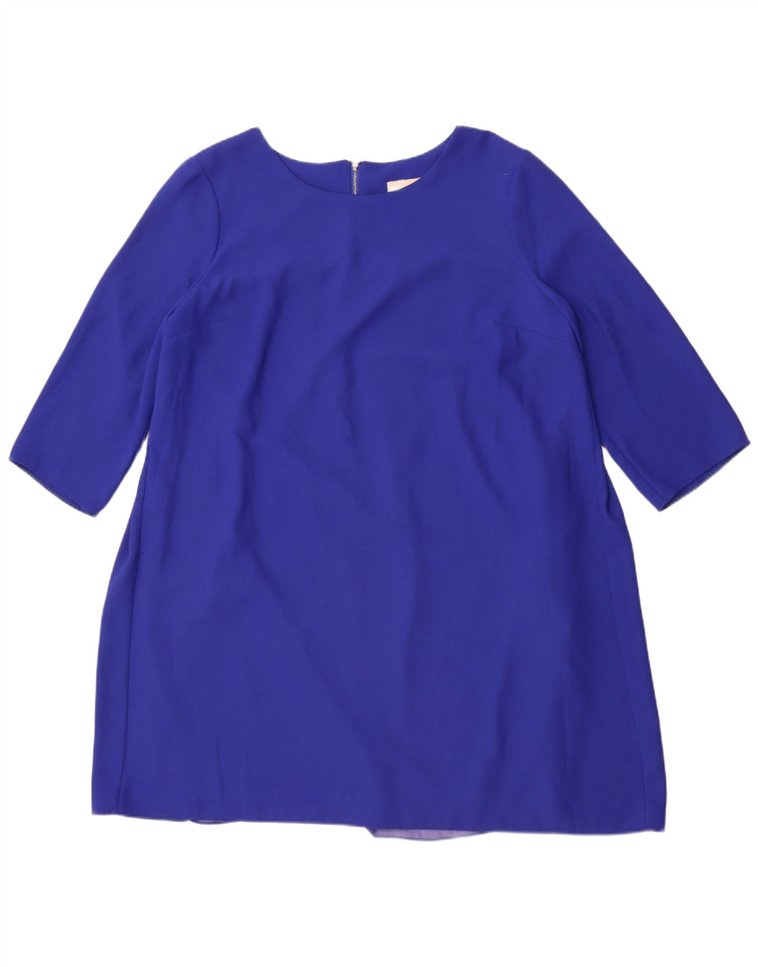 Phase Eight Womens 3/4 Sleeve Shift Dress UK 18 XL Blue