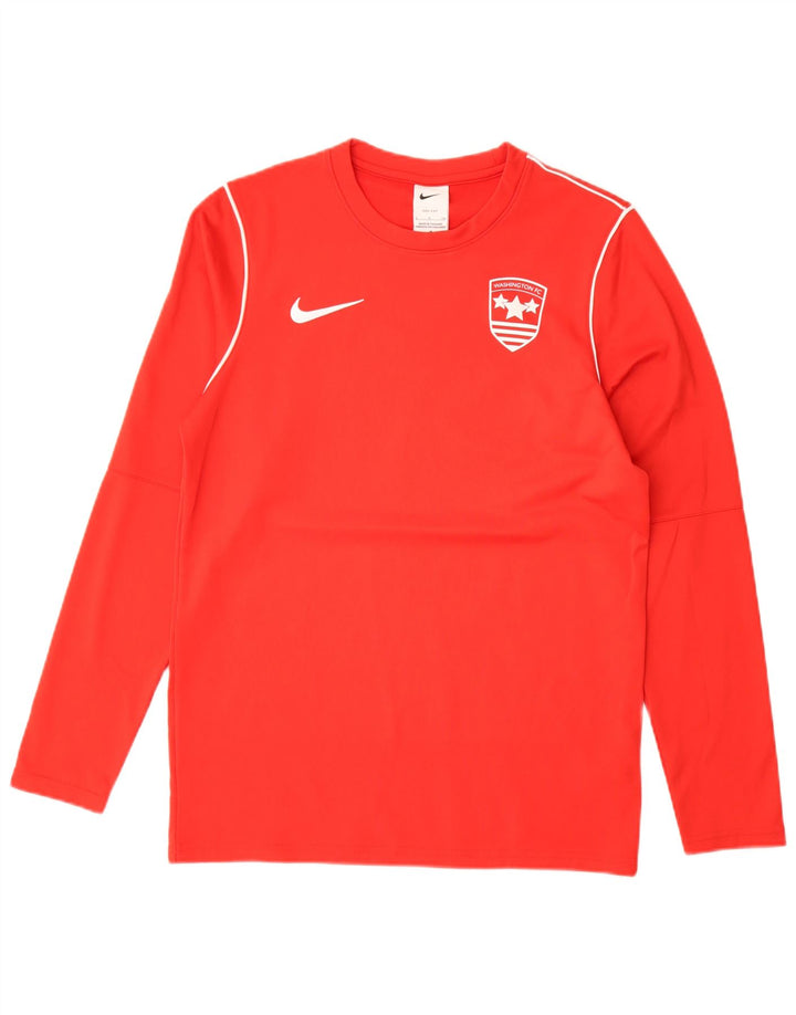 Nike Mens Washington F.C. Top Long Sleeve Small Red Polyester
