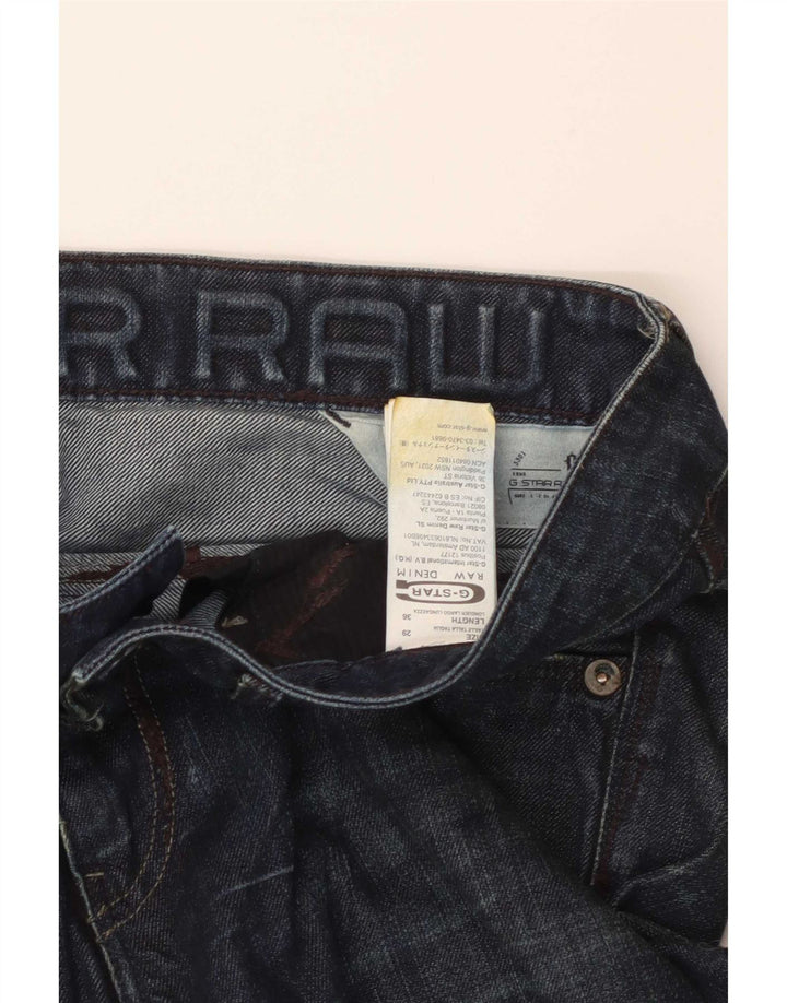 G-Star Womens Straight Jeans W29 L29 Navy Blue Cotton