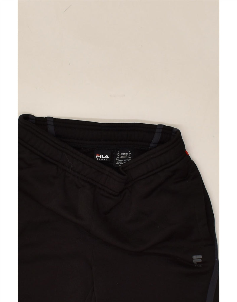 FILA Boys Sport Shorts 10-11 Years Medium Black Polyester | Vintage Fila | Thrift | Second-Hand Fila | Used Clothing | Messina Hembry 