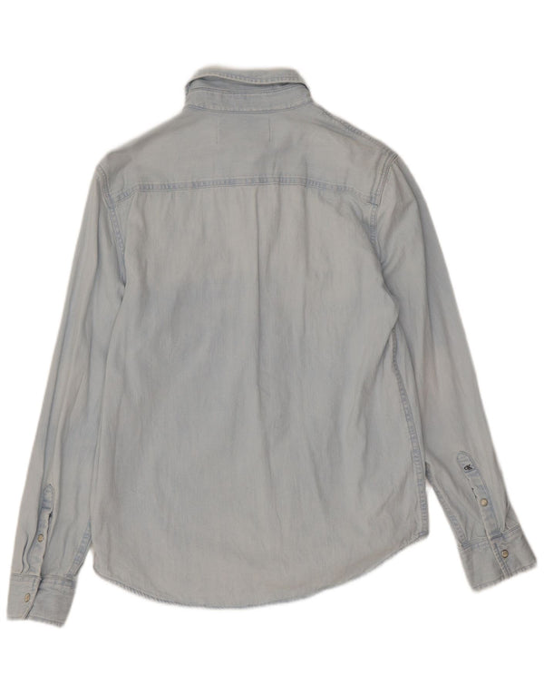 Calvin Klein Jeans Mens Denim Shirt Small Blue