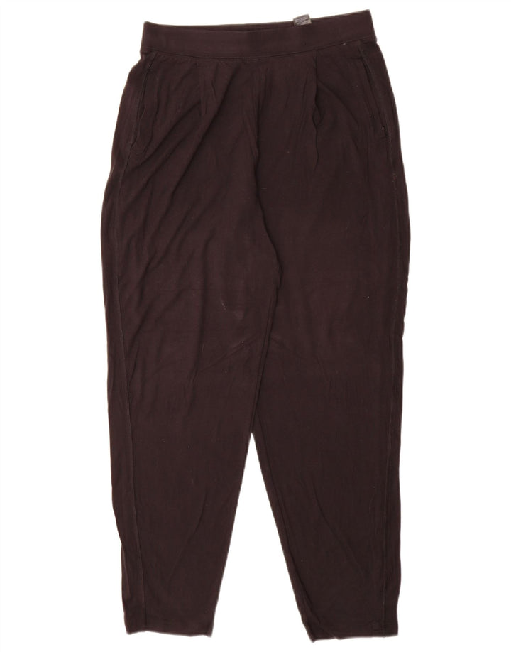 Marks & Spencer Womens Tracksuit Trousers UK 8 Small Black Viscose
