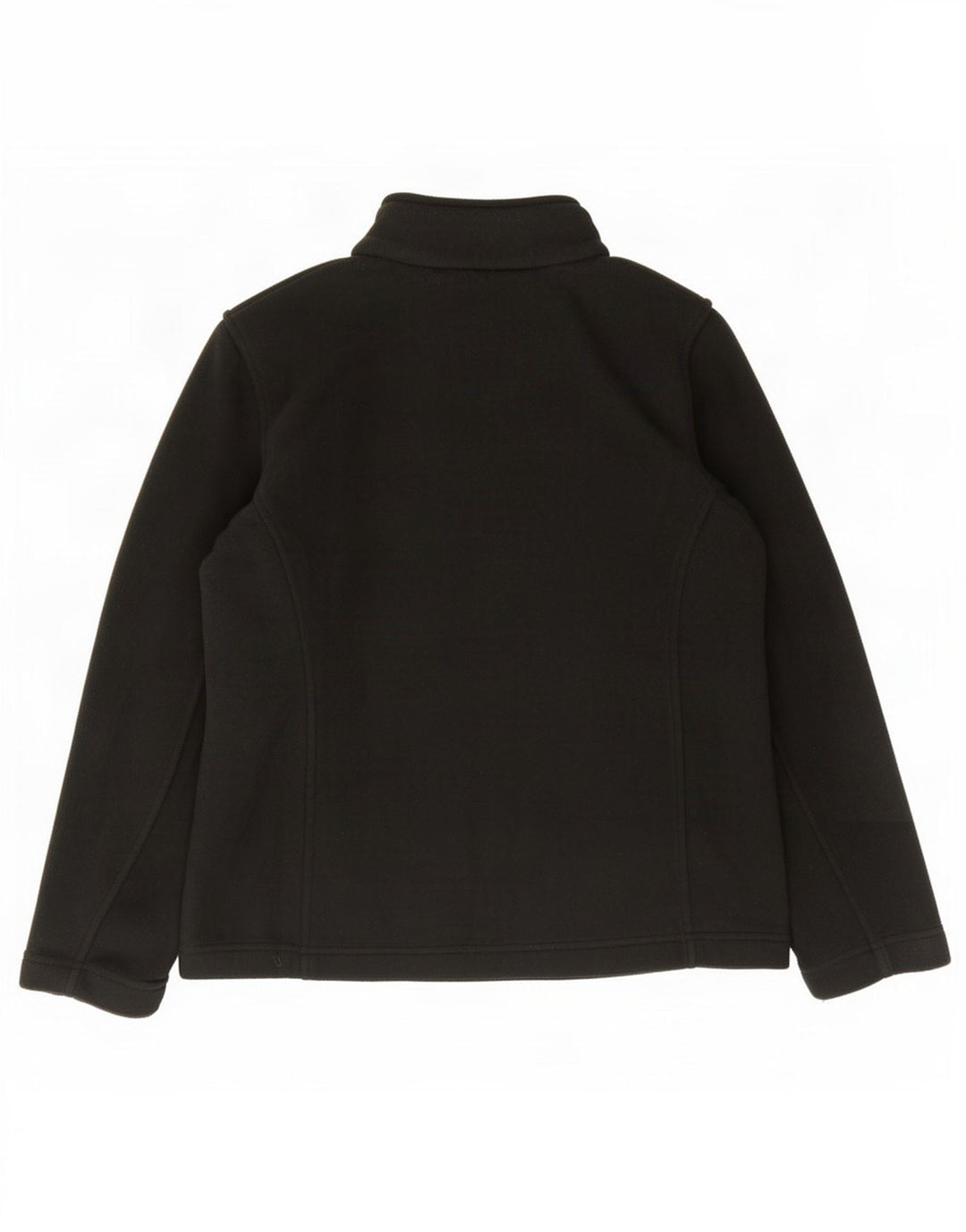 Marks & Spencer Womens Oversized Fleece Jacket UK 10 Small Black Polyester