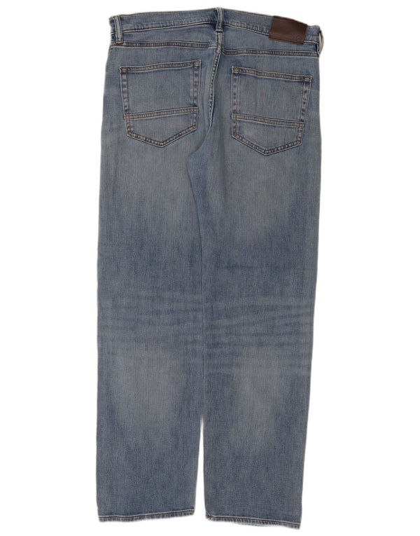 Marks & Spencer Mens Straight Jeans W34 L31 Blue Cotton