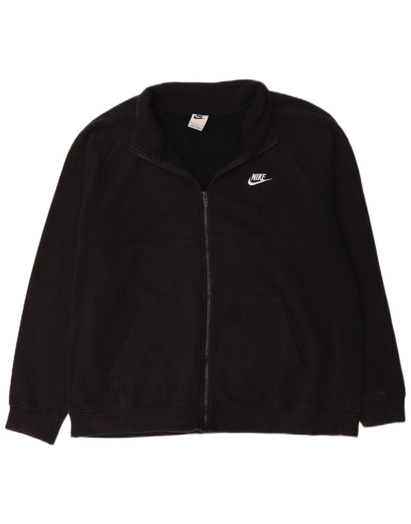 Nike Mens Tracksuit Top Jacket XL Black Cotton