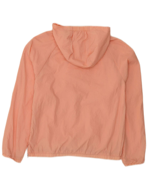 Calvin Klein Jeans Girls Graphic 1/4 Zip Rain Jacket 13-14 Years Pink