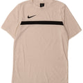 Nike Mens Dri Fit T-Shirt Top Medium White Colourblock Polyester