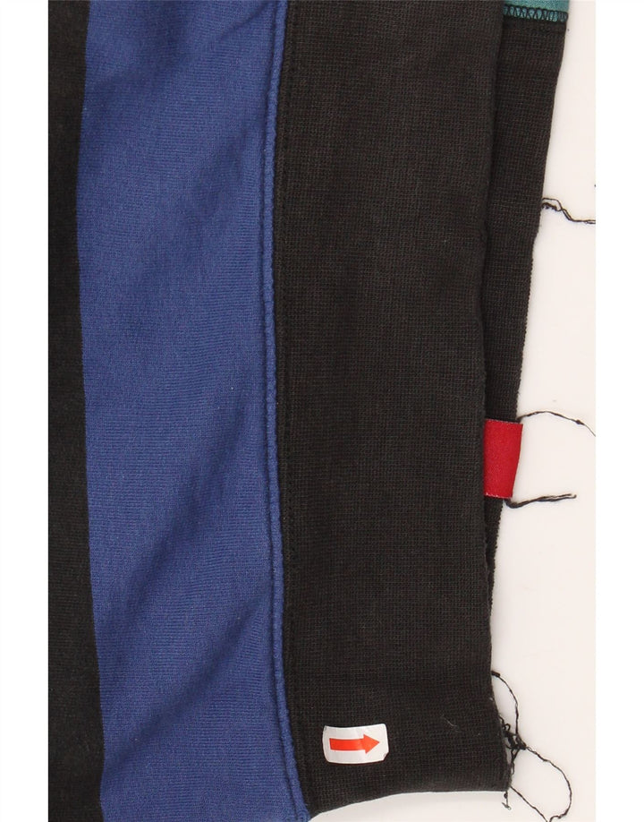 VANS Mens Zip Hoodie Sweater Medium Multicoloured Striped