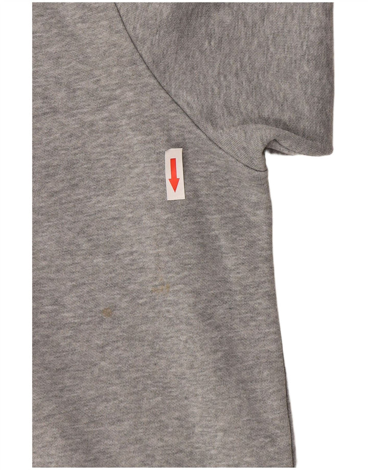 Puma Mens Tracksuit Top Jacket Large Grey Flecked Cotton