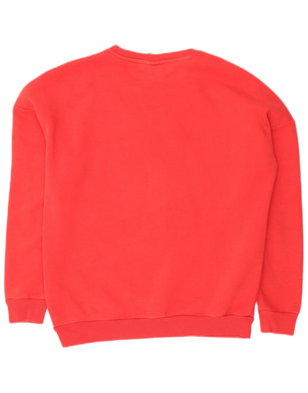 New Balance Mens Sweatshirt Jumper Small Red Cotton