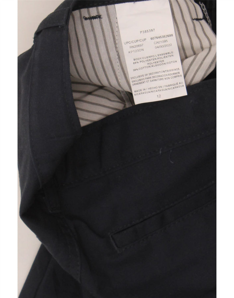 DICKIES Boys Straight Chino Trousers 11-12 Years W26 L27 Navy Blue Vintage Dickies and Second-Hand Dickies from Messina Hembry 