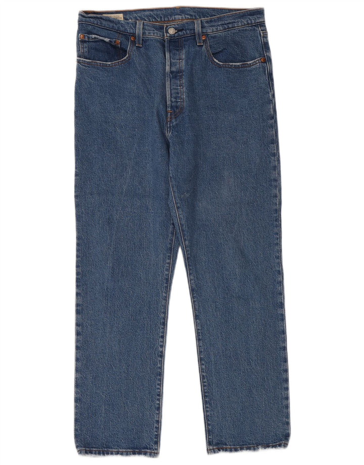 Levi's Mens 501 Straight Jeans W31 L28 Blue Cotton