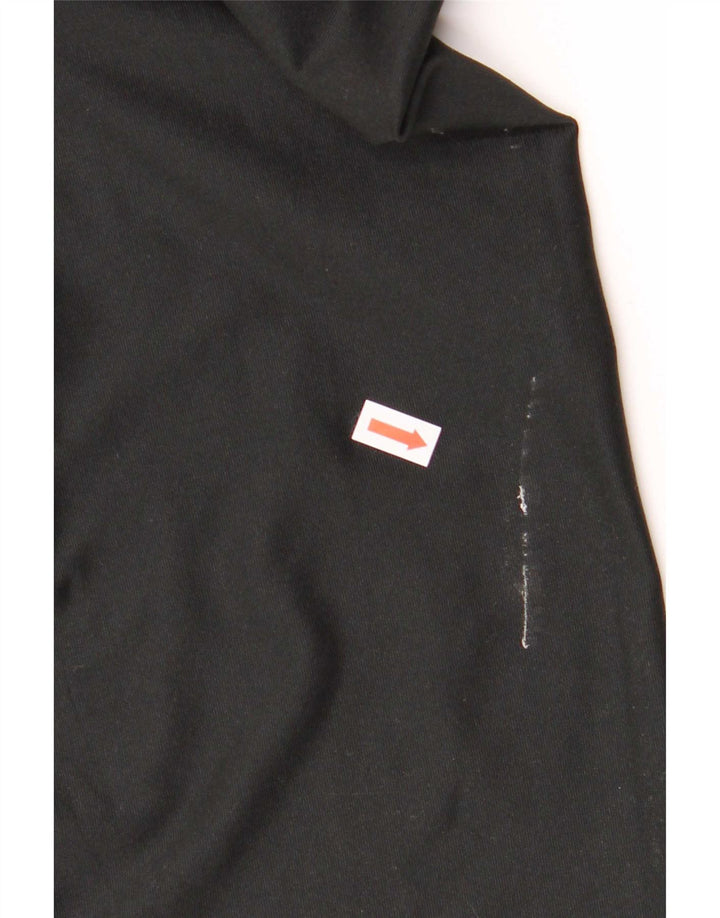 Nike Womens Dri Fit Leggings UK 14 Medium Black Polyester