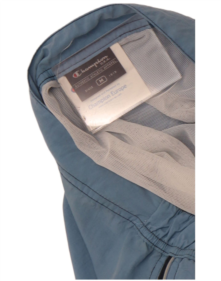 Champion Mens Graphic Swimming Shorts Medium  Blue Polyamide