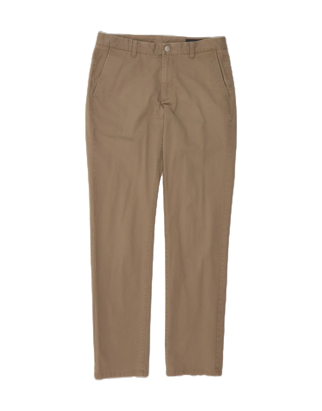 BONOBOS Mens Straight Chino Trousers W32 L34 Beige Cotton Vintage BONOBOS and Second-Hand BONOBOS from Messina Hembry 