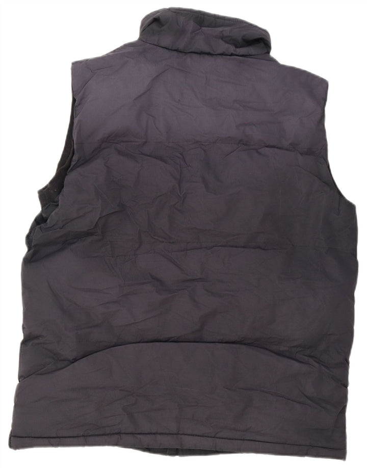 MOUNTAIN WAREHOUSE Mens Padded Gilet UK 38 Medium Navy Blue Polyester