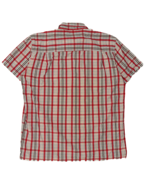 Levi's Mens Short Sleeve Shirt XL Multicoloured Plaid