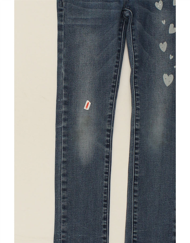 GUESS Girls Graphic Skinny Jeans 6-7 Years W22 L24  Blue | Vintage Guess | Thrift | Second-Hand Guess | Used Clothing | Messina Hembry 