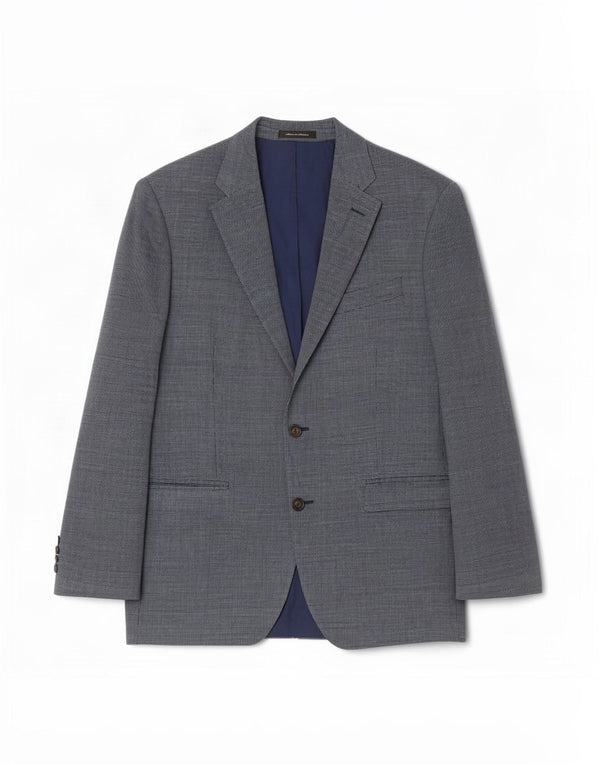 Ralph Lauren Mens Regular Fit 2 Button Blazer Jacket UK 40 Large Blue Silk