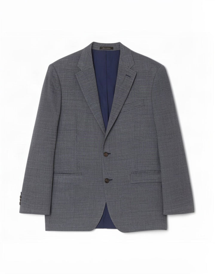 Ralph Lauren Mens Regular Fit 2 Button Blazer Jacket UK 40 Large Blue Silk