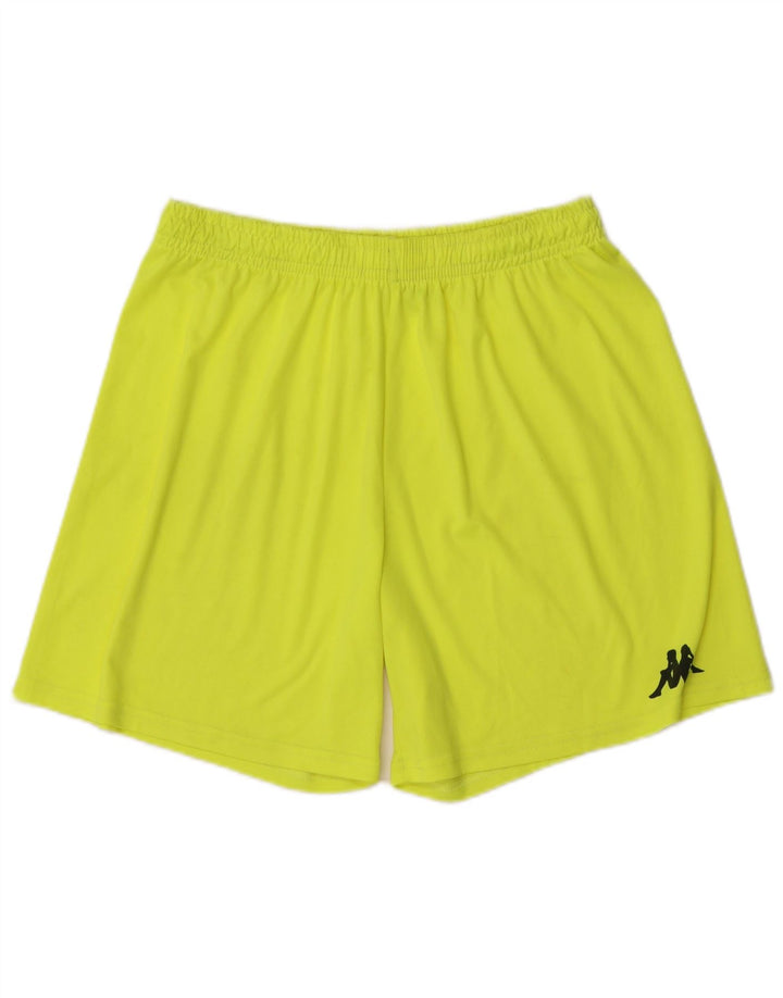 KAPPA Mens Sport Shorts XL  Yellow Polyester