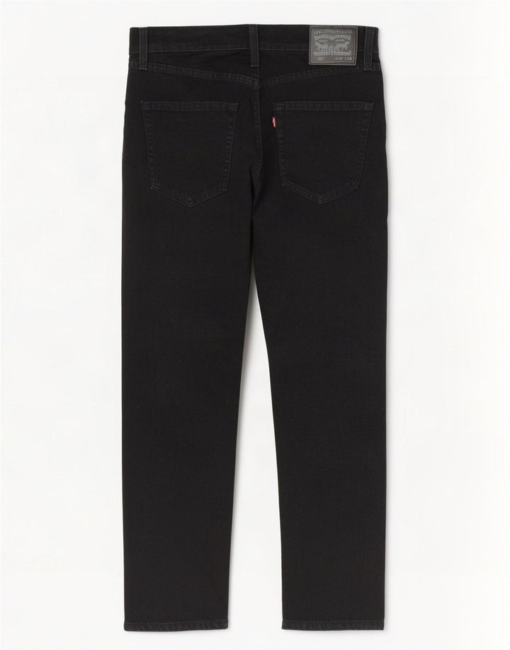Levi's Mens 502 Tapered Jeans W34 L30 Black Cotton